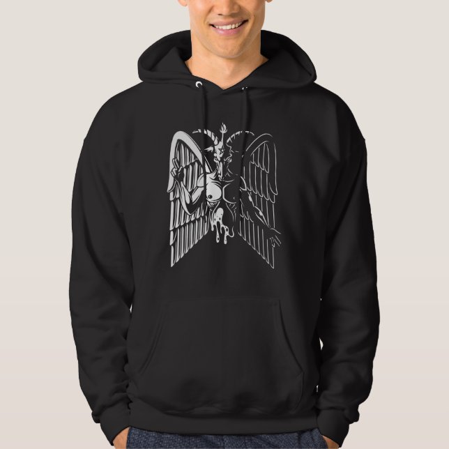 Sudadera Baphomet satánico (Anverso)