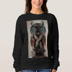 Sudadera Baphomet Satanist Goat Satanic Oscuro Mal 666