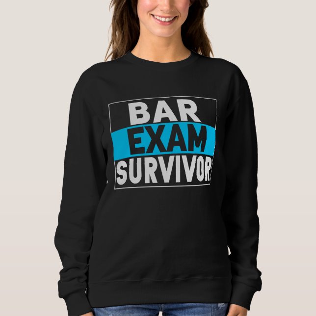 Sudadera Bar Exam Survivor Law School Graduation New Lawyer (Anverso)
