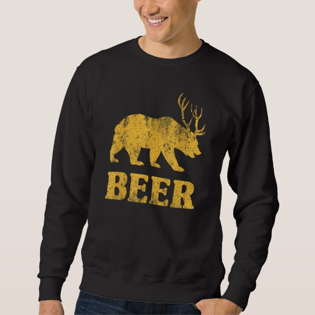 Sudadera Bär+Hirsch Bier Funny (Anverso)
