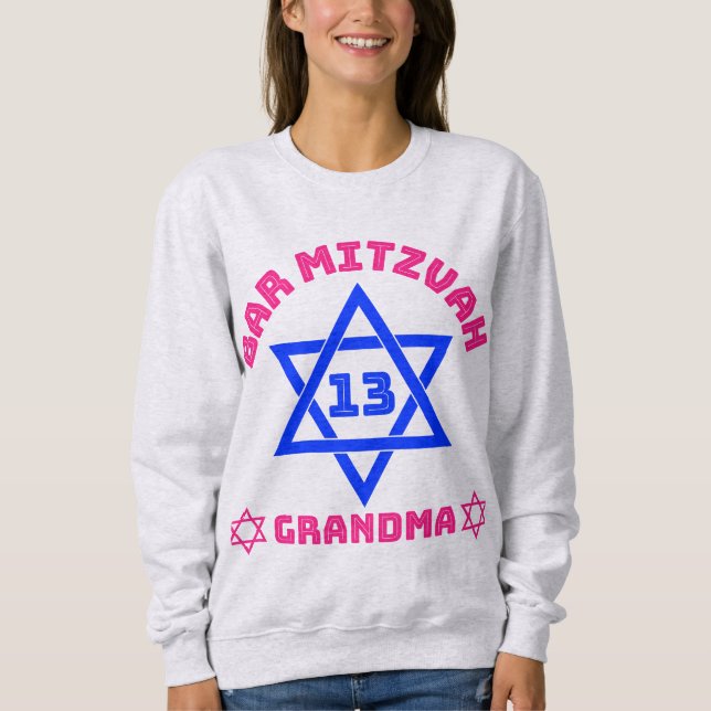 Sudadera Bar Mitzvah Grandma (Anverso)