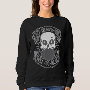 Sudadera Barba O No Barba Barba Azucarón Calavera Grasa