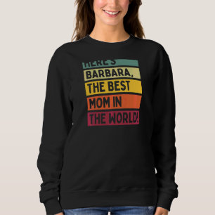 Sudadera Barbara, la mejor mamá del mundo