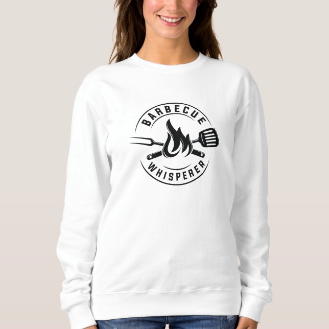Sudadera Barbecue Whisperer (Anverso)