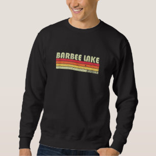 Sudadera Barbee Lake Indiana Divertido Camping