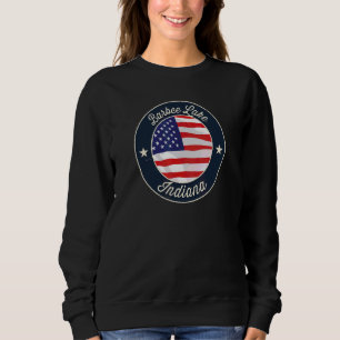 Sudadera Barbee Lake Patriotic Indiana Souvenir