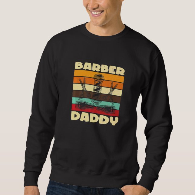 Sudadera Barber Daddy I Barber Beards Barman Mustache Premi (Anverso)