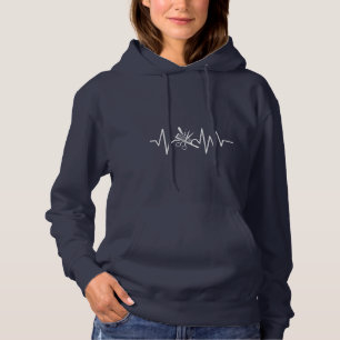 Sudadera Barber Shop - Barber Scissors Comb Heartbeat
