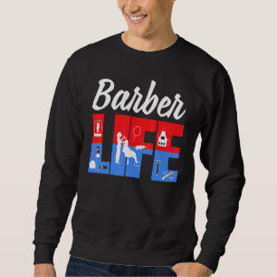 Sudadera Barbereños Cita Cosas Hairstylist Life Pole Stube