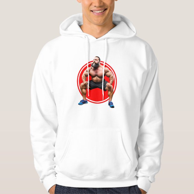 Sudadera Barbudo Musculoso (Anverso)
