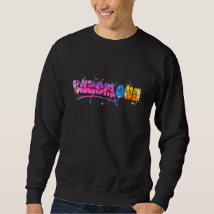 Sudadera Barcelona Cityscape Souvenir Barcelona Skyline