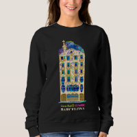 Barcelona, dibujo a mano Gaudí Casa Batlló, España
