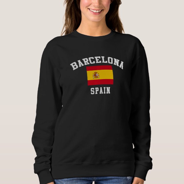 Sudadera Barcelona España (Anverso)