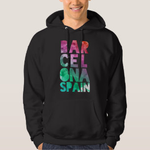 Sudadera Barcelona Spain Travel Souvenir Gift 