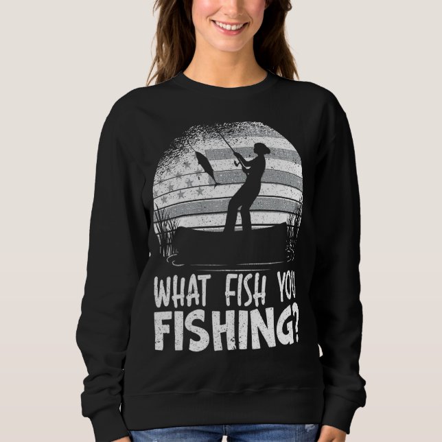 Sudadera Barco de pescadores patrióticos (Anverso)