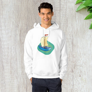 Sudadera Barco de vela azul pequeño