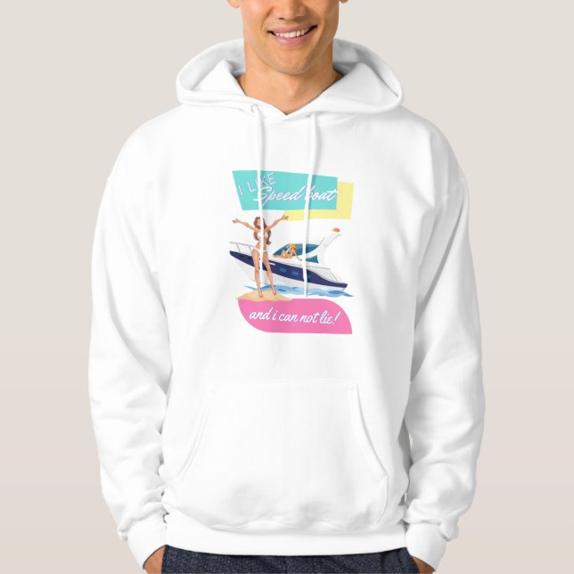 Sudadera barco de velocidad (Anverso)