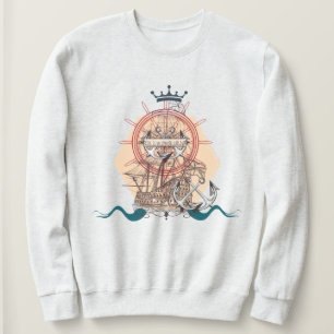 Sudadera Barco de vintage