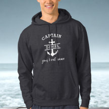 Barco del capitán negro Ancla náutica