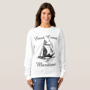 Sudadera Barco marítimo Maritimer de la costa este