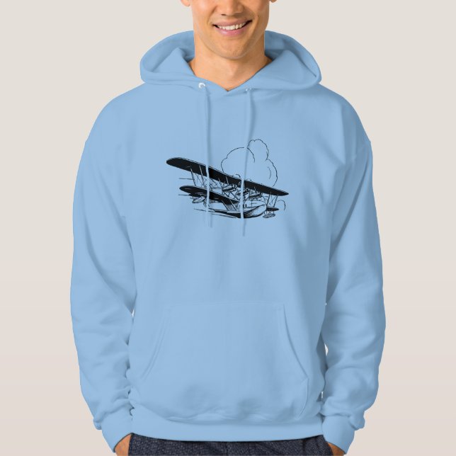 Sudadera Barco volador vintage (Anverso)