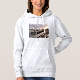 Sudadera Barcos de pesca al atardecer