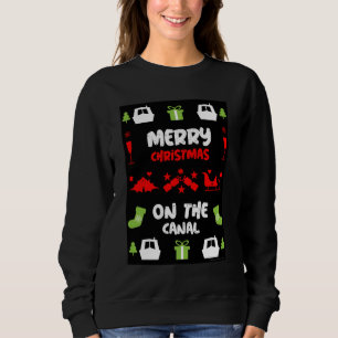 Sudadera Barcos estrechos Navidades del Canal de Navidad Sw