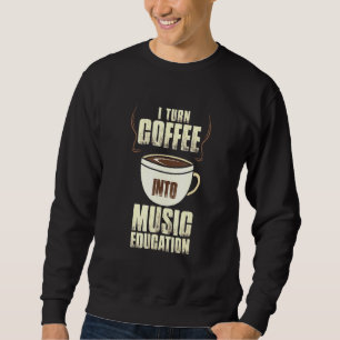 Sudadera Barista Coffee Maker Merch Para La Educación Music