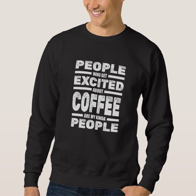 Sudadera Barista Coffeemaker Beans Caffeine Coffee Barista (Anverso)