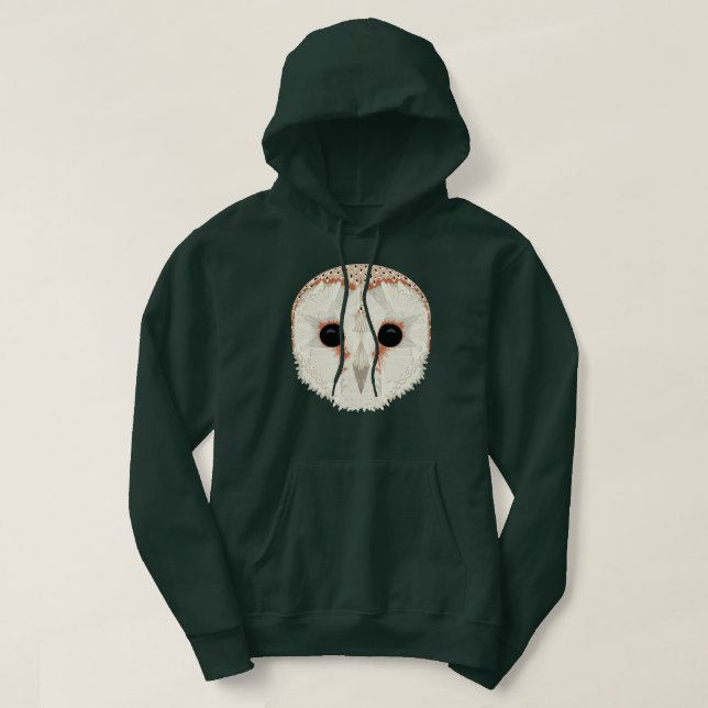 Sudadera Barn Owl Unisex Pullover Hoodie (Diseño del anverso)