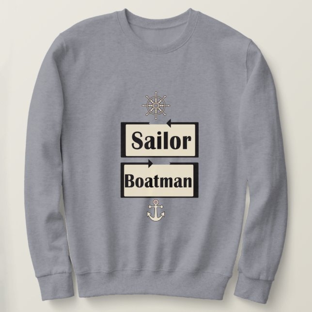Sudadera Barquero (Anverso del diseño)