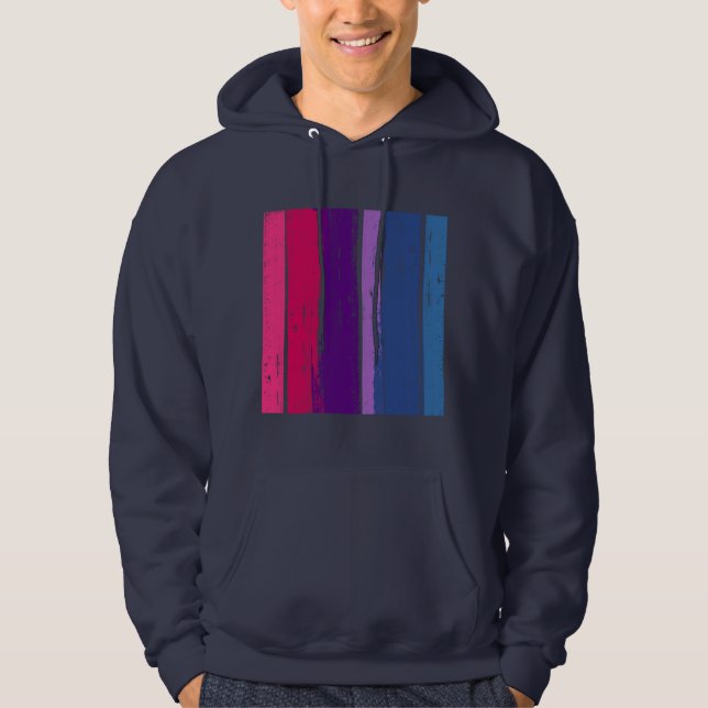 SUDADERA BARRA BISEXUAL DE LA TINTA DEL ORGULLO - .PNG (Anverso)