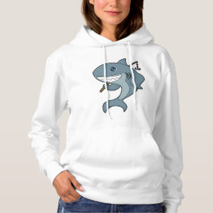 Sudadera Barra de pesca de la pesca de tiburón