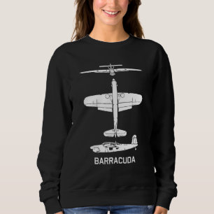 Sudadera Barracuda British Ww2 Torpedo Dive Bomber Plano Si