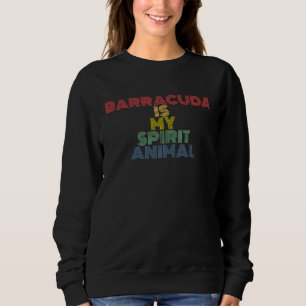 Sudadera Barracuda Es Mi Animal Espiritual retro 70s vintag