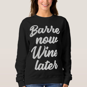 Sudadera Barre Now Wine Posterior Ballet Workout