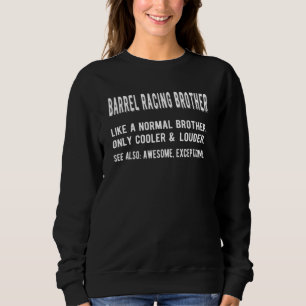 Sudadera Barrel Carreras Brother Definition Barrel Carreras