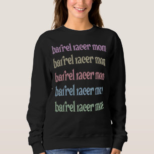 Sudadera Barrel Racer Mamá Orgullosa Carreras de barril Mad