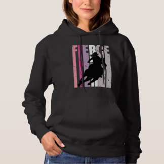Sudadera Barrel Racing Fierce Cowgirl Hat Western Theme Sou