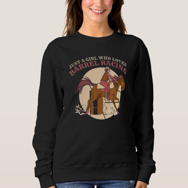 Sudadera Barrel racing Rodeo Horse Racing (Anverso)
