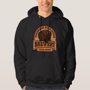 Sudadera Barril de cerveza personalizado con nombre de barr