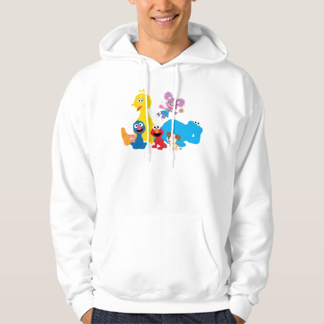 Sudadera Barrio Sésamo | Coloridas Plaza Sésamo (Anverso)