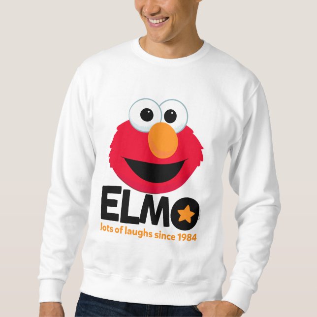 Sudadera Barrio Sésamo | Elmo Lots of Laughs Desde 1984 (Anverso)