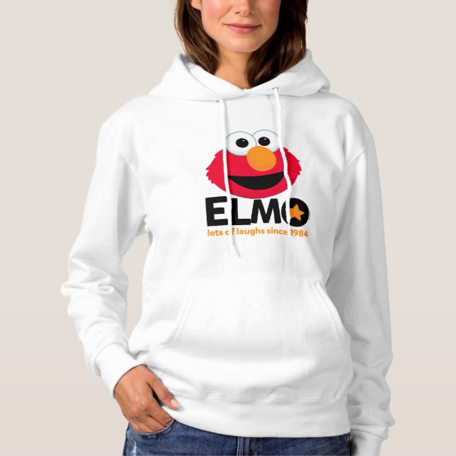 Sudadera Barrio Sésamo | Elmo Lots of Laughs Desde 1984 (Anverso)