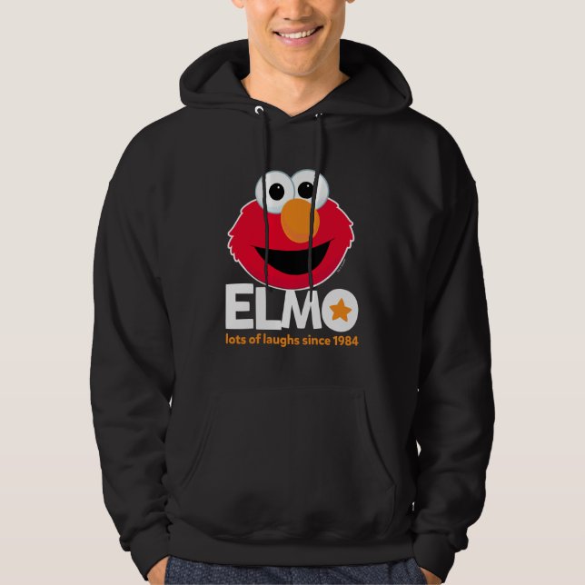 Sudadera Barrio Sésamo | Elmo Lots of Laughs Desde 1984 (Anverso)