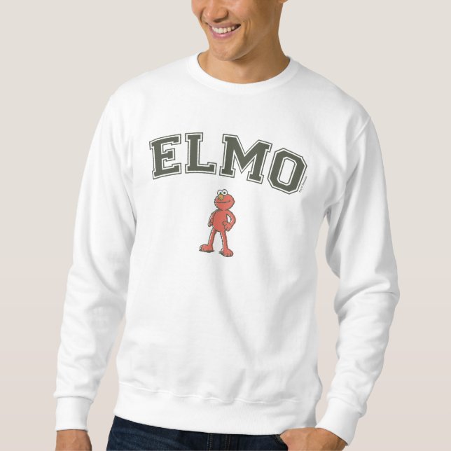 Sudadera Barrio Sésamo | Elmo vintage (Anverso)