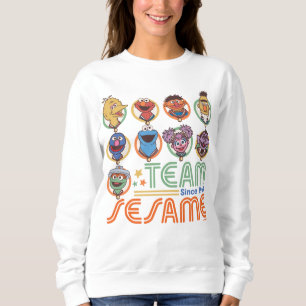 Sudadera Barrio Sésamo Equipo Sesame desde 1969