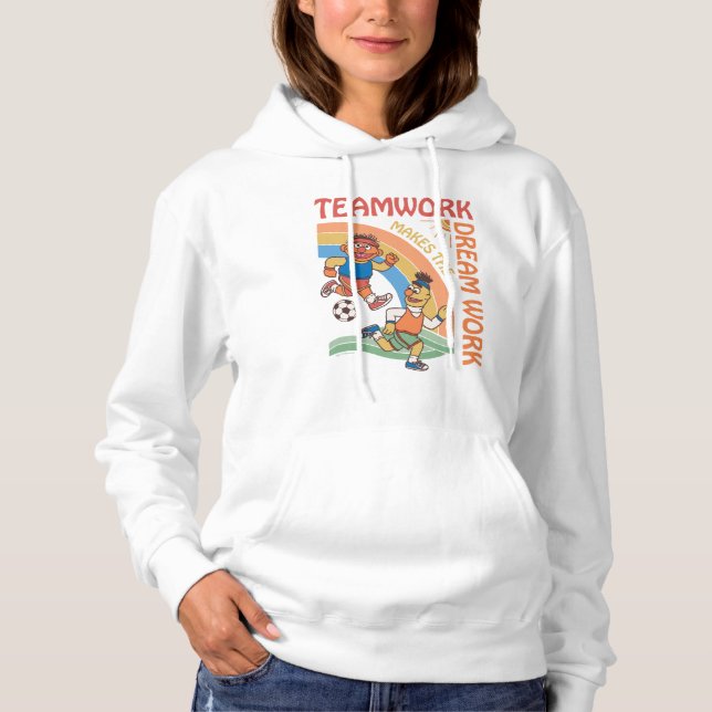 Sudadera Barrio Sésamo | Ernie y Bert Teamwork (Anverso)