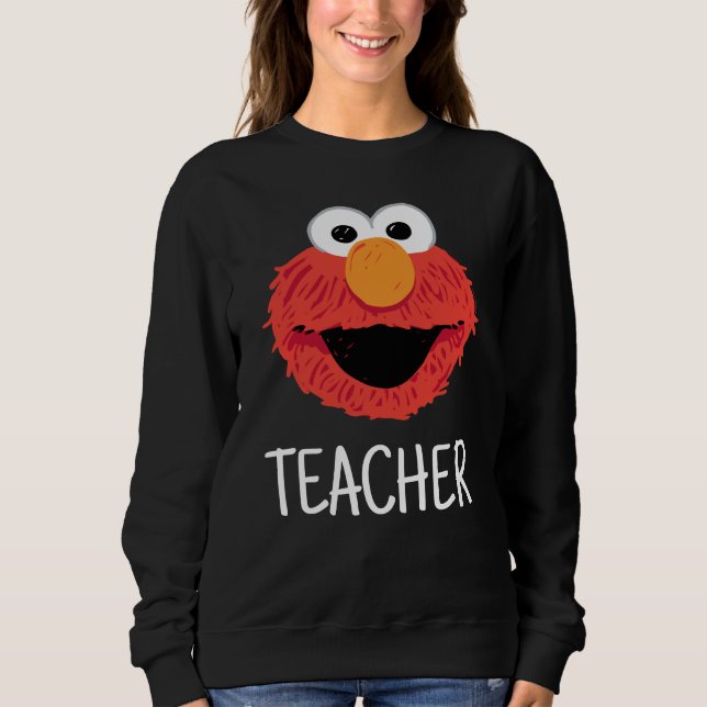 Sudadera Barrio Sésamo | Maestra Elmo Face (Anverso)
