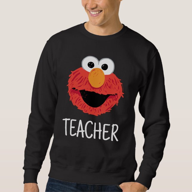 Sudadera Barrio Sésamo | Maestra Elmo Face (Anverso)